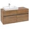 V&B Waschtischunterschrank COLLARO 120x54,8x50cm WT li Kansas Oak