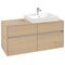 V&B Waschtischunterschrank COLLARO 120x54,8x50cm WT re Nordic Oak