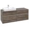 V&B Waschtischunterschrank COLLARO 140x54,8x50cm WT li m LED-B. Stone Oak