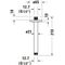 Duravit Deckenanschluss rd Ros 200 Anschlussgröße DN 15 sw matt