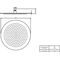 V&B Regenbrause UNIVERSAL SHOWERS 350x350x56mm Deckenm rd bru nickel matt