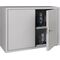 Hängeschrank H600xB800xT300mm Vollblech,1 BD Stahlbl.lichtgrau/lichtgrau