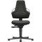 Arbeitsdrehstuhl Nexxit Gleiter Supertec-Gewebe schwarz Griff grau 450-600mm