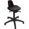 Drehhocker Bodengleiter PU-Schaum schwarz Sitz-H.420-610mm LOTZ