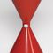 Standascher D400xH730mm rot Stahlbl.VAR