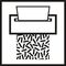 Fellowes Aktenvernichter 4686601 6C Partikelschnitt 4x35mm sw