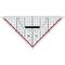 M+R Zeichendreieck 23250100 25cm Skala rot