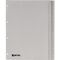 Hetzel Register 721308 DIN A4 1-52 52-teilig PP grau