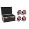 EUROLITE Set 4x LED 7C-12 Silent Slim Spot + Case