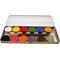 Karnevalsschminke 12 Fb. Metall-Palette