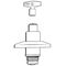 Grohe Oberteil 3/4" f UP-Ventile 3/4" chr