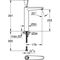 Grohe EH-WTbatt EURODISC JOY 1/2Zoll XL-Size chr