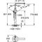 Grohe Einhand-Wannenbatterie LINEARE 1/2Zoll Bd-Mont su-st