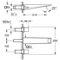 Grohe 3-Loch-WT-Wandbatterie ALLURE BRIL FMS Ausl 210mm hard graphite gebürstet