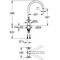 Grohe Zweigriff-Spültischbatterie ATRIO C-Auslauf chrom