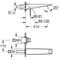 Grohe 2L-WT-W-batterie ALLURE BRILLIANT FMS, Griff mit Rändelstruktur chrom