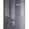 Duravit Stabbrause rund, MinusFlow schwarz matt