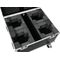 ROADINGER Flightcase 4x LED TMH-X1 Moving-Head Beam mit Rollen