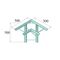 ALUTRUSS BILOCK BQ2-PAL31H 3-Weg Ecke 90°