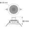 OMNITRONIC CS-4S Deckenlautsprecher sw