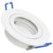 Einbaurahmen McShine ''DL-54'' rund, Clip-Verschluss, IP44, weiß