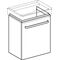 Waschtischunterschrank RENOVA COMPACT 500x604x367mm Fr Lack hellgrau hochglanz