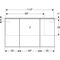 Geberit Spiegelschrank OPTION PLUS mit Beleuchtung, 3 Türen 1200x700x172mm