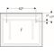 Geberit Lichtspiegel XENO² 900x710x55mm, 72,7 W