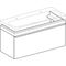 Geberit Waschtischunterschrank CITTERIO 1184x554x504mm Fr Glas taupe/Korpus bm