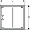 Geberit Installationsrahmen für Setaplano bis 1000mm 900x900mm