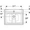 Geberit WT-Unterschrank RENOVA PLAN m Möbel-WT 600x622x480mm we hochglanz/we