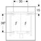 Geberit Lichtspiegel OPTION PLUS SQUARE Bel dir u ind Alu eloxiert 600x700x35mm
