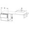 Duravit Konsolenunterschrank L-CUBE 400x320x477mm taupe supermatt