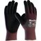 Handschuhe MaxiDry® 56-425 Gr.9 violett/schwarz EN 388 PSA II ATG - VPE: 12