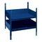 Regalelement LOGS 40 H520xB540xT390mm blau RAL 5022 m.Doppelfachboden LOGS