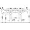 Duravit Doppel-Waschtisch DURASTYLE m ÜL HLB 1400x480mm 3 Hahnlöcher weiß WG