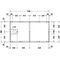 Duravit Fußgestell für Duschwanne Tempano 1700x900mm