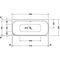 Duravit Badewanne HAPPY D.2 PLUS 180x80 Ecke re Acrylverkleidung grp s-ma