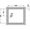 Duravit Rechteck-Duschwanne TEMPANO 1000x900x40mm weiß
