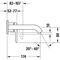 Duravit Einhebel-Waschtischmischer C.1 Unterputz, Ausladung 225mm schwarz matt