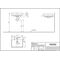 TOTO CS Waschtisch m HL u Überlauf eckig 167x500x450mm we