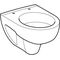 Geberit Wand-Tiefspül-WC RENOVA COMPACT verkürzte Ausladung, mit Spülrand weiß