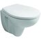 Geberit WC-Sitz RENOVA COMPACT abn mit Deckel Scharniere Edelstahl weiß