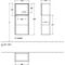 V&B Seitenschrank FINION 418x936x270mm Ans r Regal anthr. ma gls