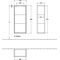 V&B Seitenschrank FINION 418x936x270mm, Anschlag re Peony