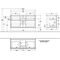 V&B Waschtischunterschrank FINION 1200x603x501mm AP Gl wh ma gls wh lacq.