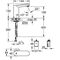 Grohe Infrarot-Elektronik EUROSMART CE 1/2Zoll m Mischung 6 V Batt chr