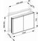 Keuco Spiegelschrank ROYAL MATCH Einb 1000x700x149mm si-gb-elo