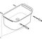Waschtisch AXOR URQUIOLA 625x399mm, für Wandmontage weiß