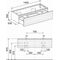 Keuco WTU EDITION 11 PLANNING 1400x350x535mm m LED-I-Bel ant sdm